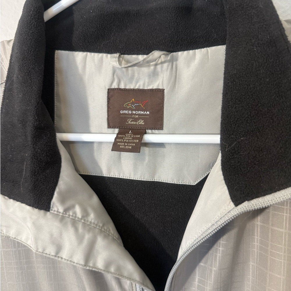 Greg Norman Collection Light Gray Windbreaker - image 2